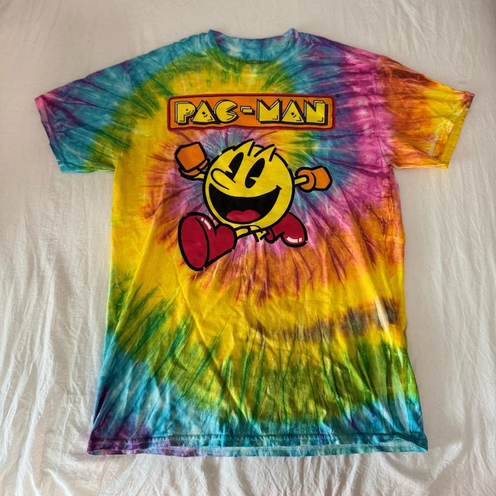 Pac-Man Tie-Dye T-Shirt - Picture 2 of 4